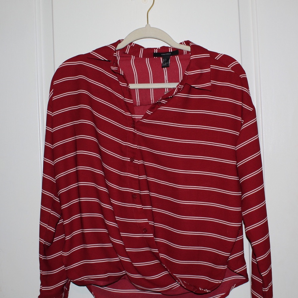 Two Forever21 shirts